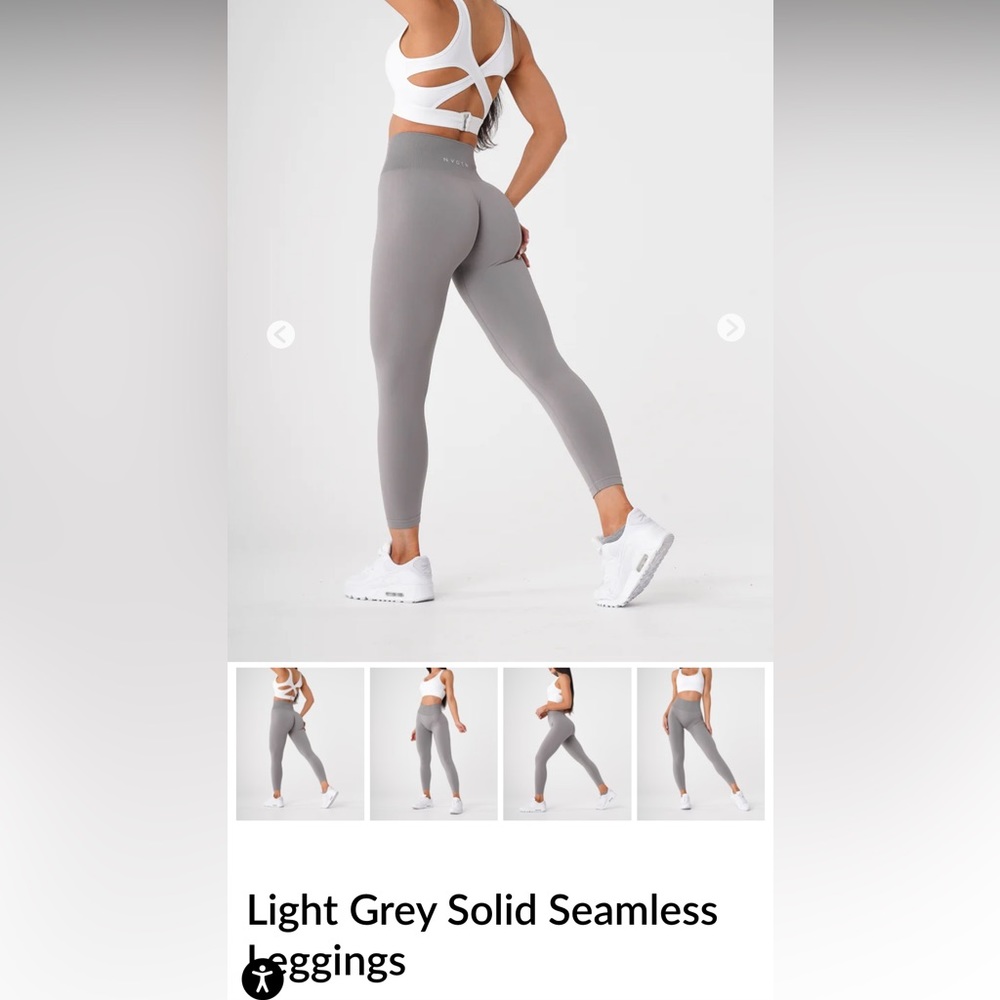 NVGTN high waisted seamless leggings NWT